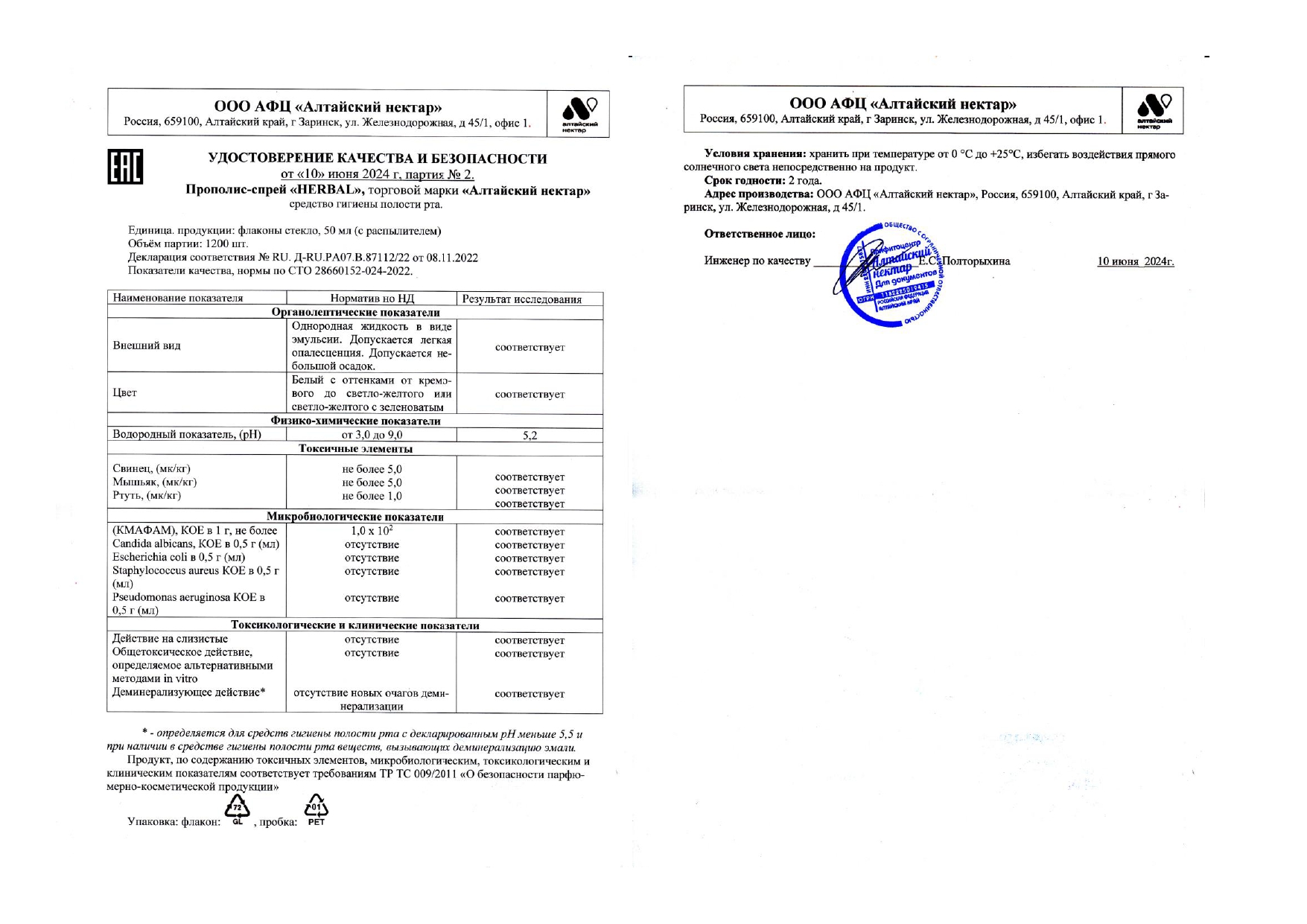 Паспорт №062024